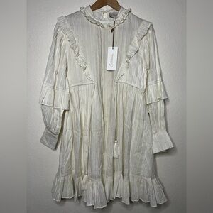 NWT CLEOBELLA White Misha Dress size Small